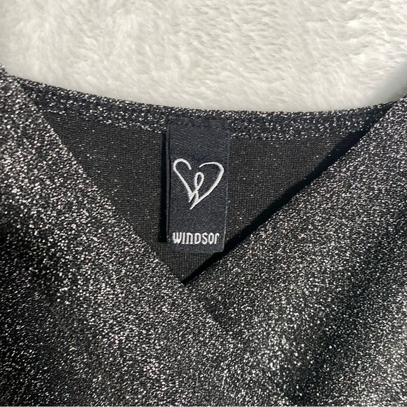 Windsor  Mini Dress Large Disco Fairy Glitter Multicolor Sparkles - Picture 4 of 9